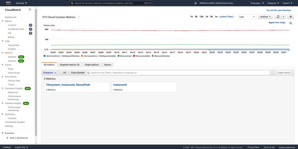 Amazon CloudWatch Custom Metrics